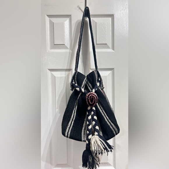 Anna Sui | Bags | Ali Rapp Anna Sui For Anthropologie Blue And Cream ...